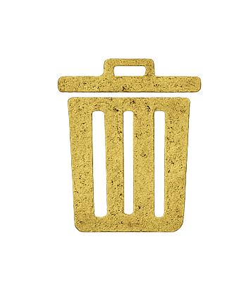 Golden Garbage Can