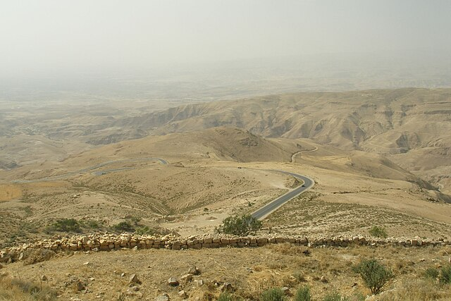 View from Mount Nebo across the Jordan Valley toward the Promised Land